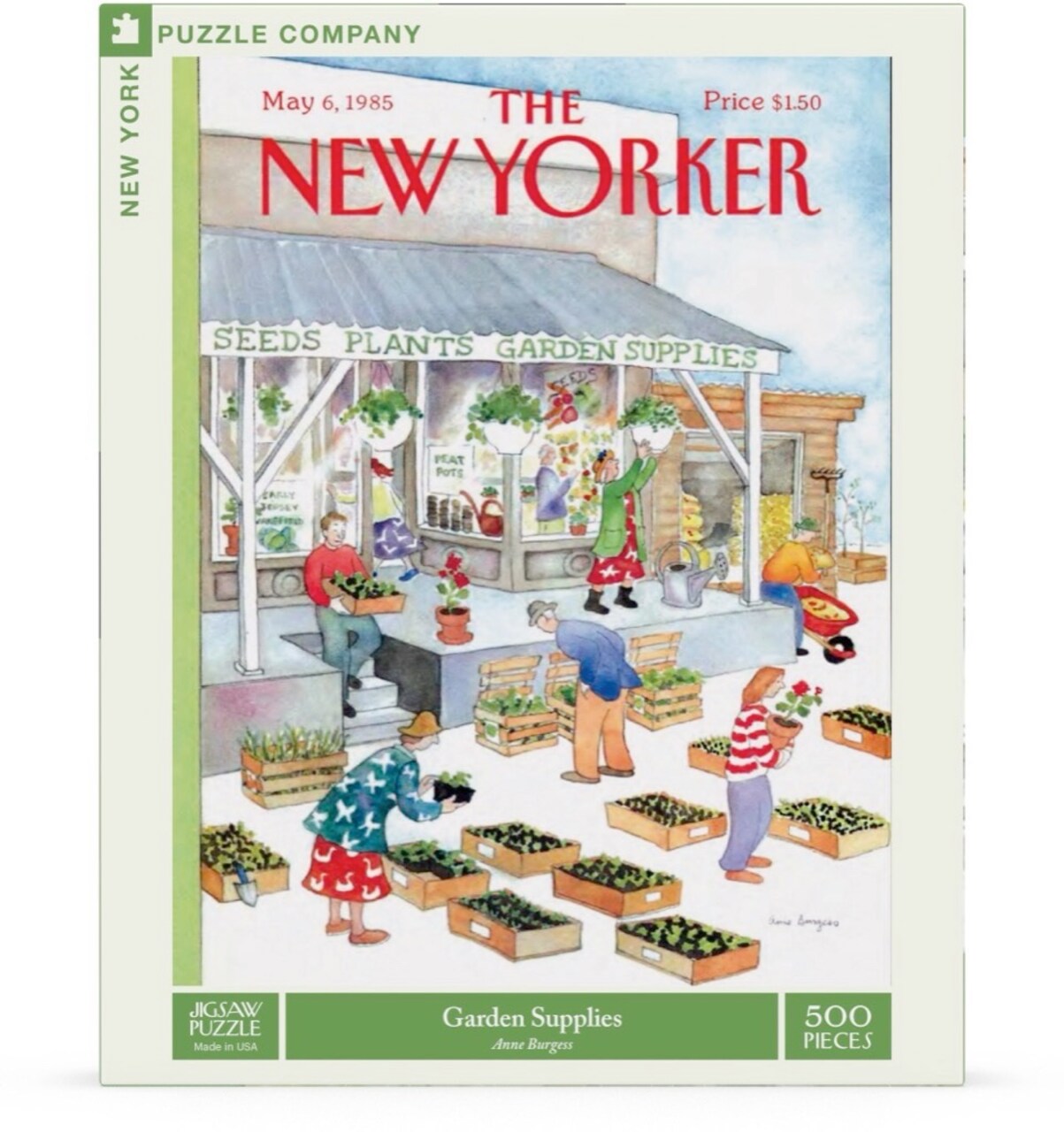 New York Puzzle Company Garden Supplies 500 Piece Piece Jigsaw Puzzle